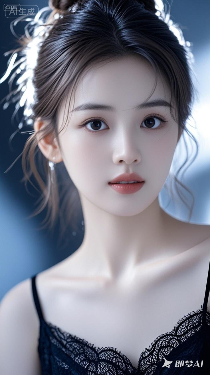 性感美女，妩媚动人。