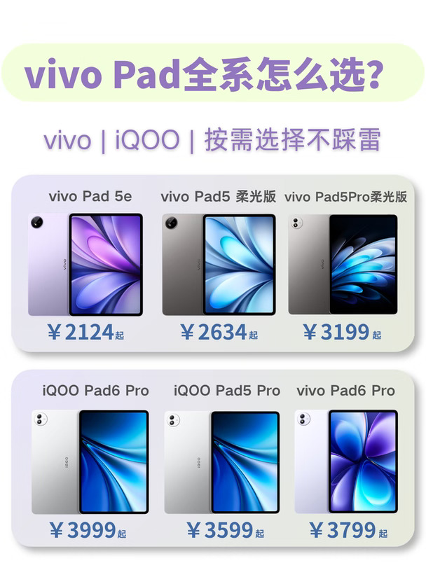 开学季平板怎么选❓️vivoPad全系横评