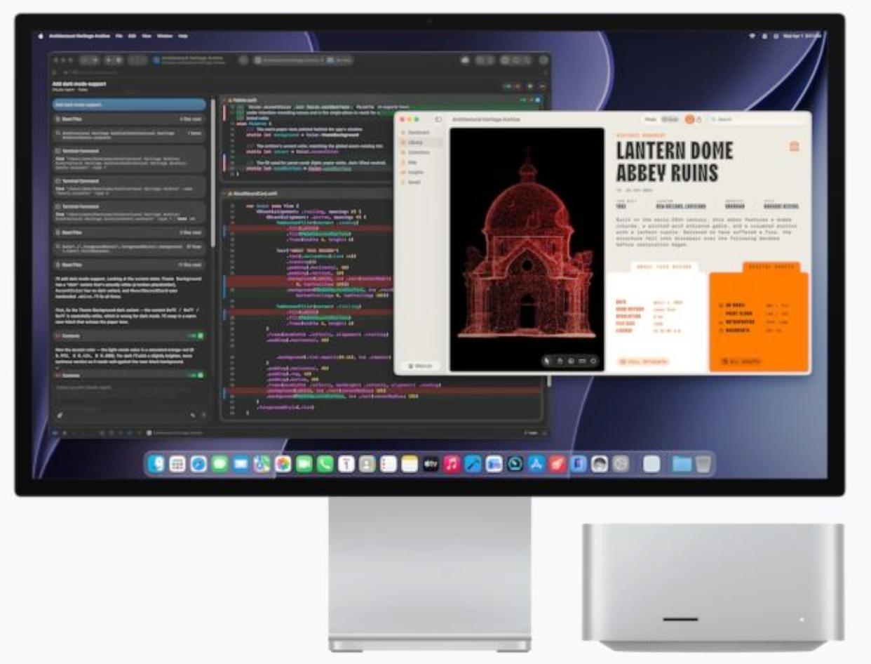 美国 #OpenAI 于 2026 年大举採购数万台苹果桌上型电脑 Mac mini、Mac Studio ，主要投入强化学习并加速开发电脑操作代理，#Anthropic 同样透过美国亚马逊云端架构积极部署，庞大统一记忆体优势成功解决前沿模型庞大负载需求，高阶运算机种销量暴增推动单季营收突破 104 亿美元。全球记忆体料源短缺造 ​