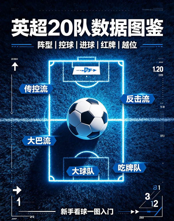 🔥英超20队全解析｜阵型+风格+全套数据｜