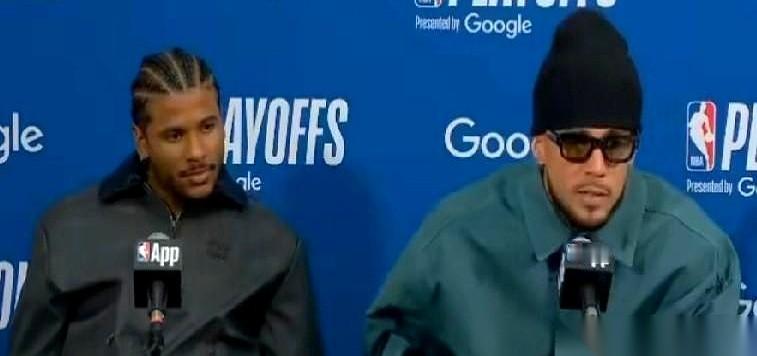 杰伦·格林在镜头前连连摇头，这次他是真的坐不住了。 场上最荒诞的一幕刚...