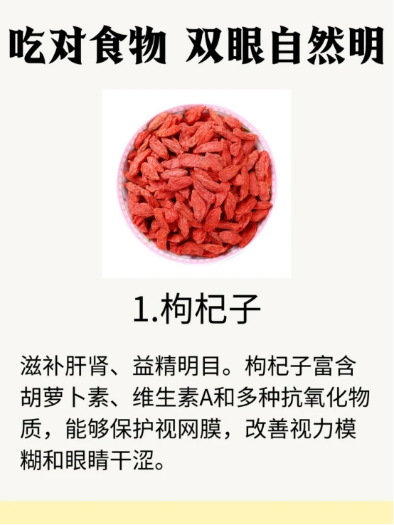 👀眼睛累了吃它！营养师推荐的护眼食物
