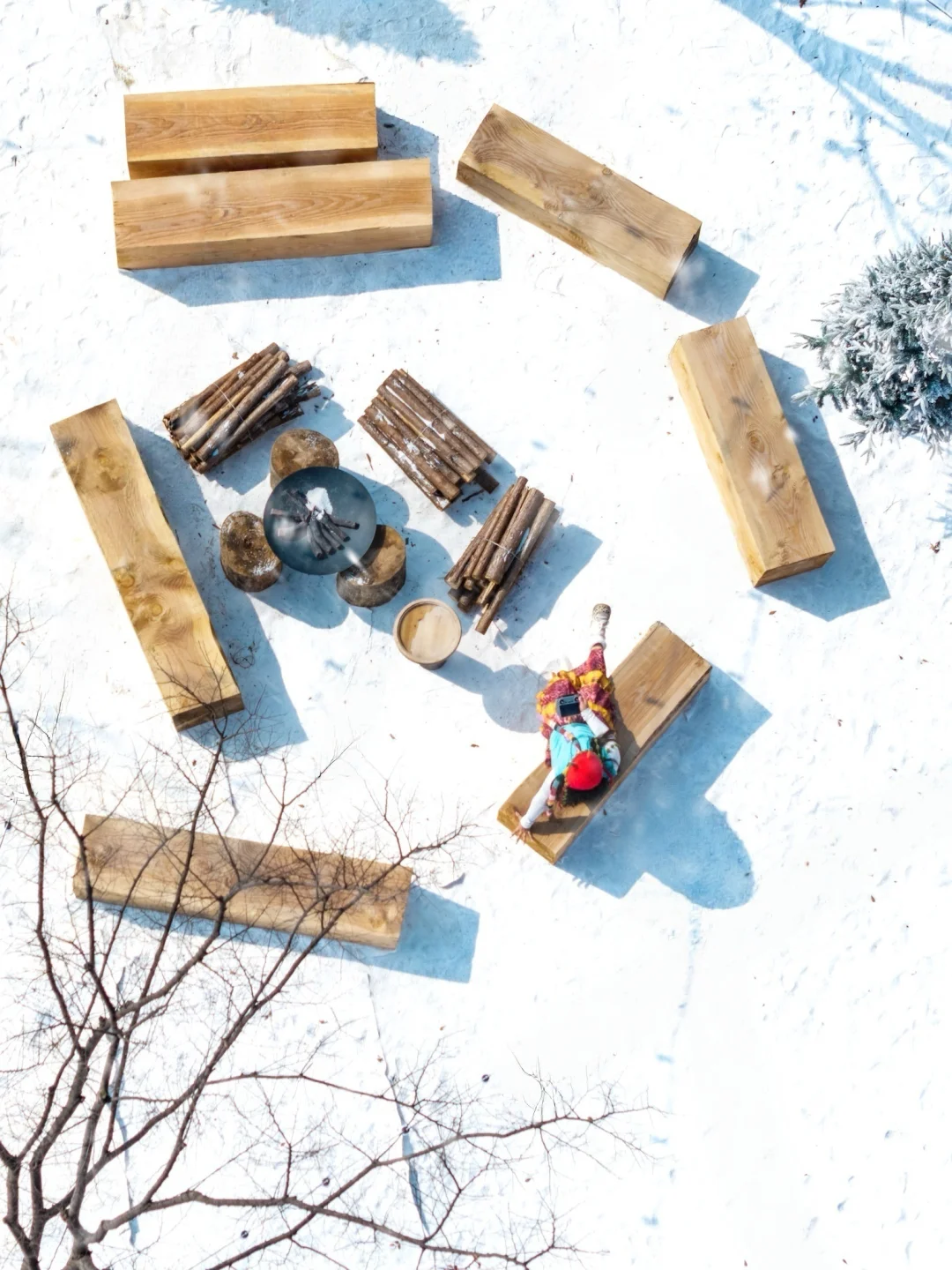 杭州地铁直达✨户外冰雪乐园！美到失语