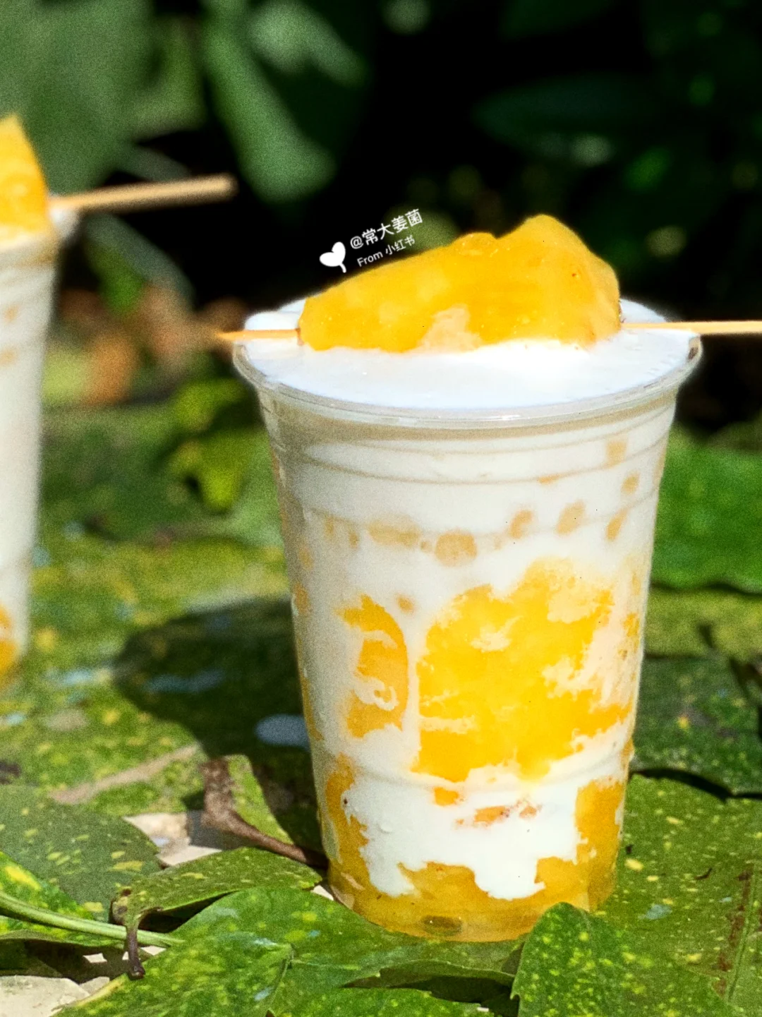 低卡海盐奶盖满杯菠萝抗氧化奶茶🍍🥛