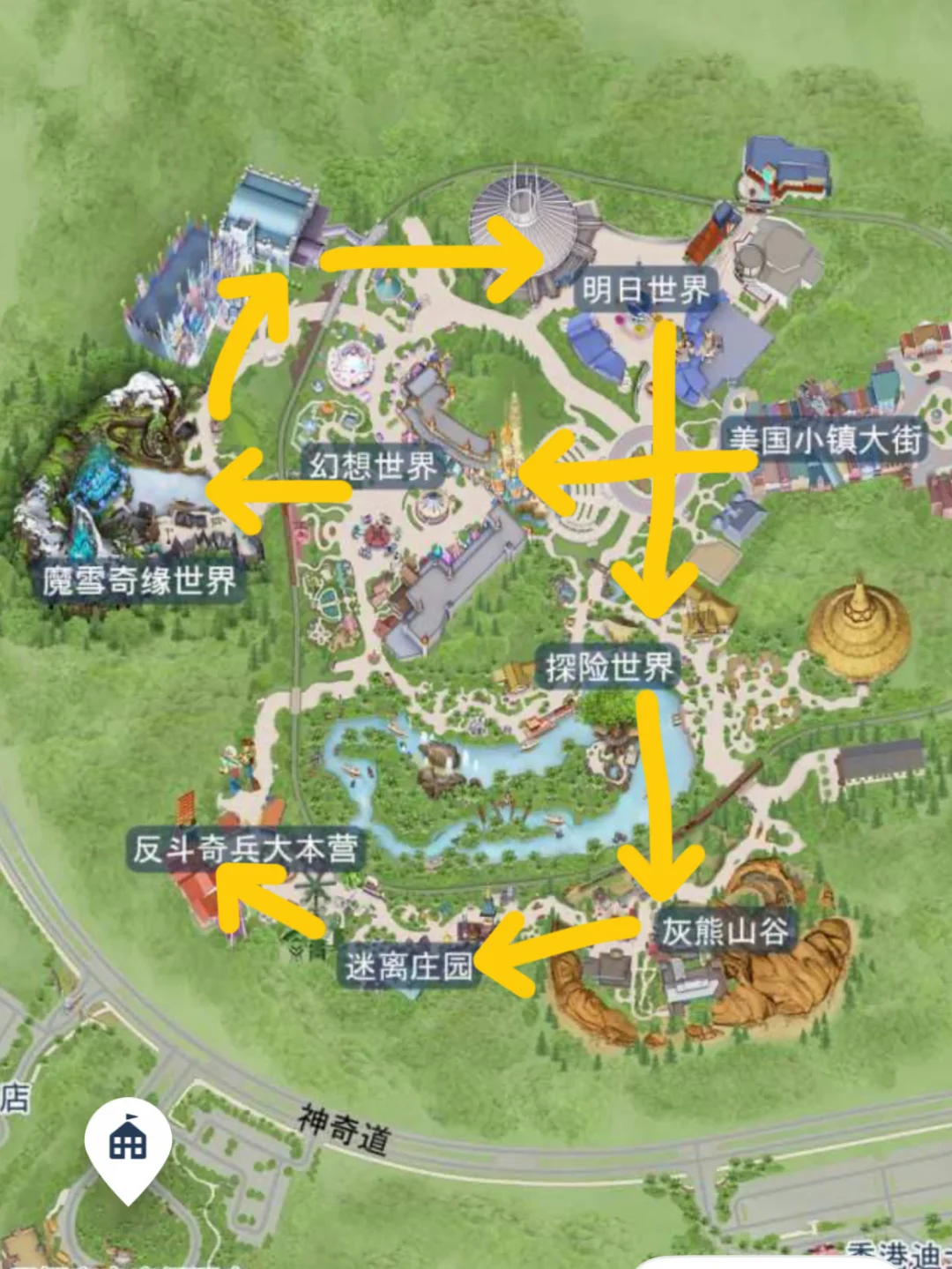暑假去港迪？看我的避开暴晒+人挤人攻略✨