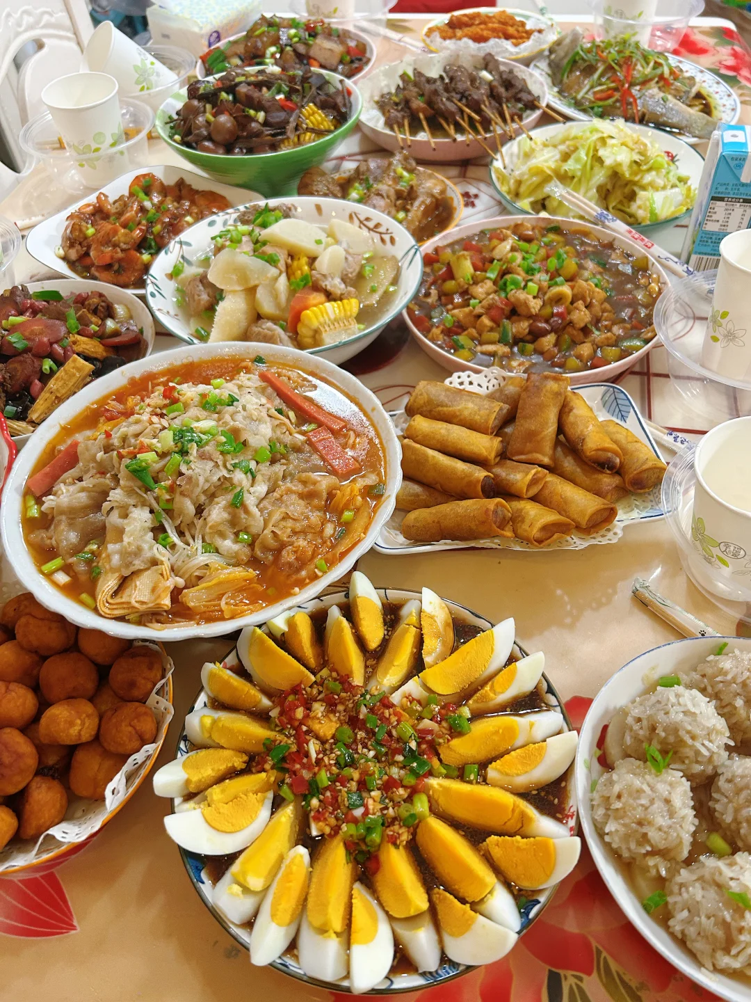 当自己做一桌饭菜时，才知道妈妈的辛苦