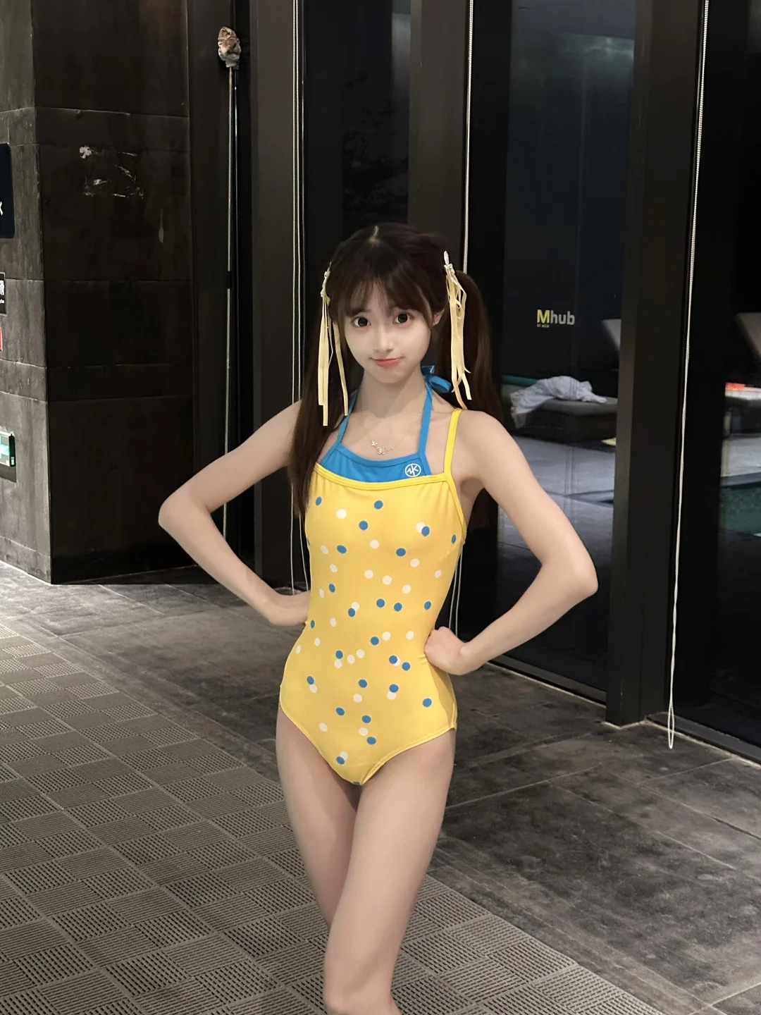 甜妹日常｜一穿上泳衣就变嫩啦！！💕