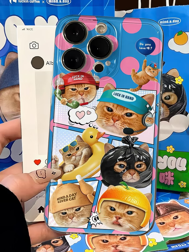 是时候给手机换新皮肤啦🐱小猫太可爱了