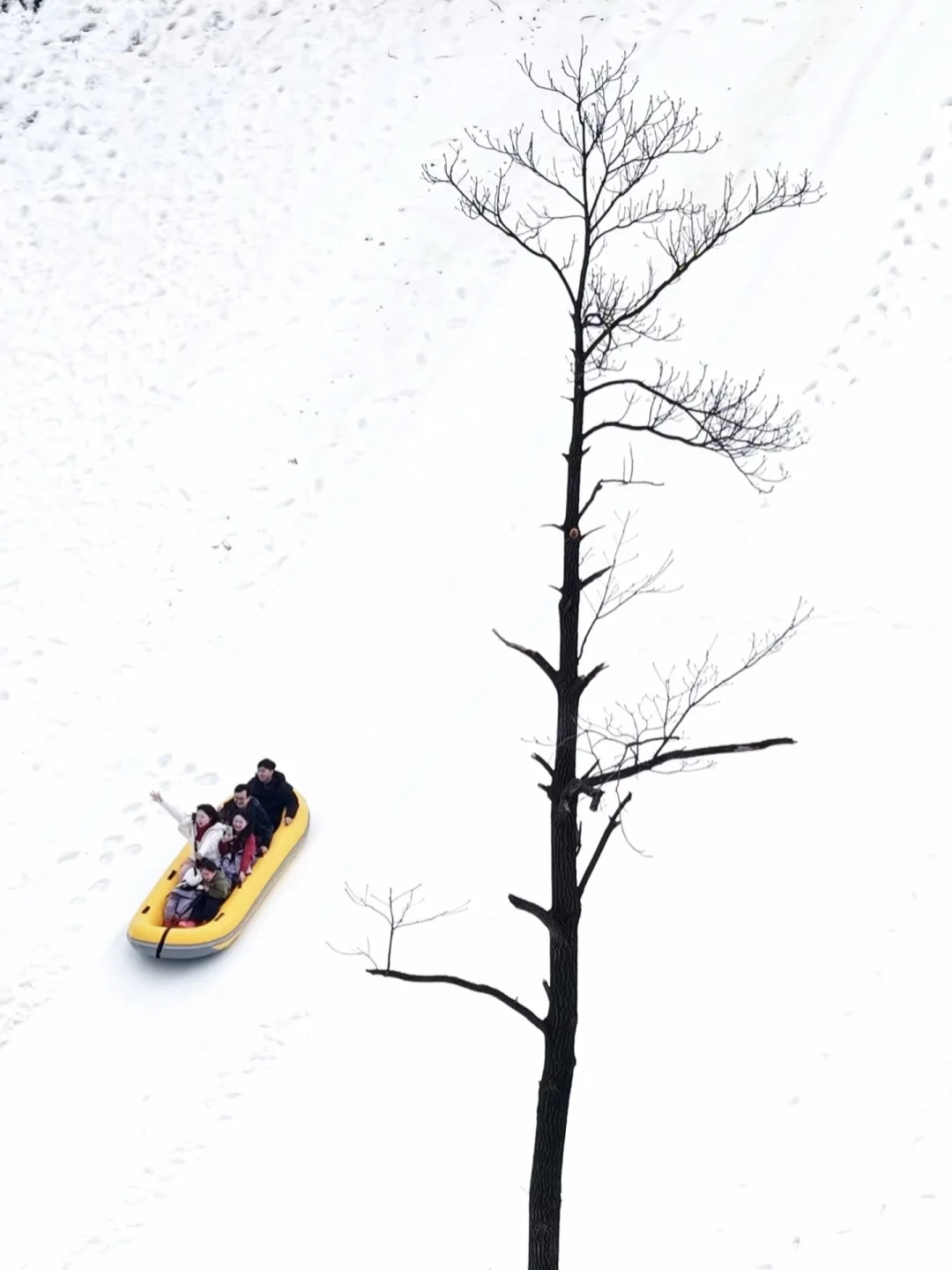 杭州0.5h，在浙里小瑞士实现了玩雪自由❄️⛄️