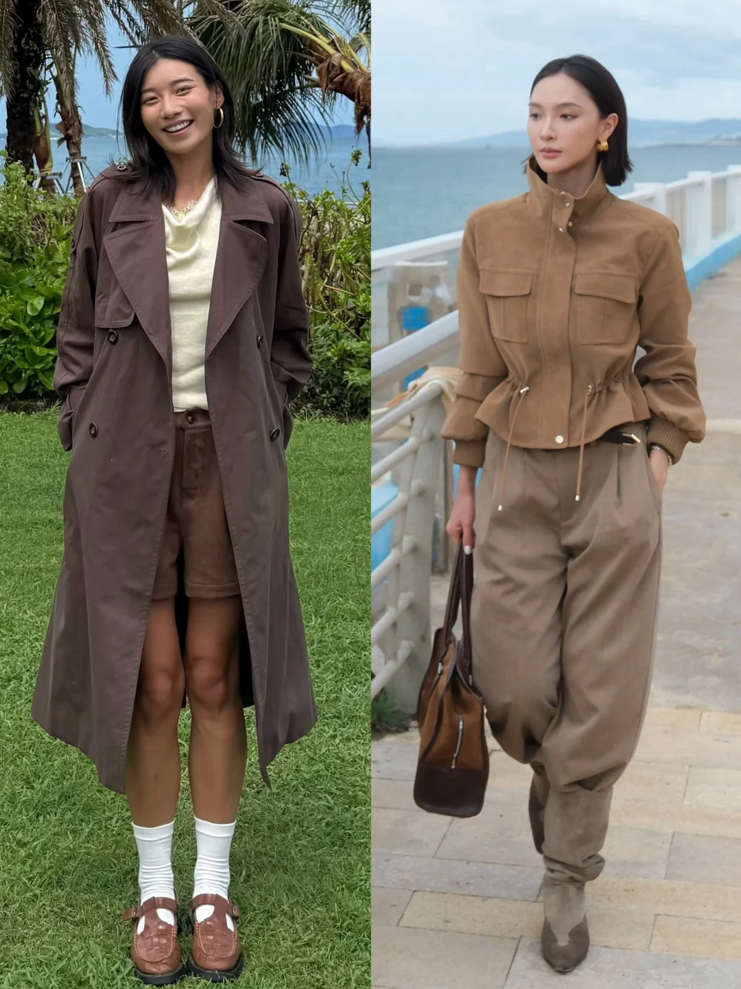 跟博主学初秋穿搭 经久不衰的feminine cool