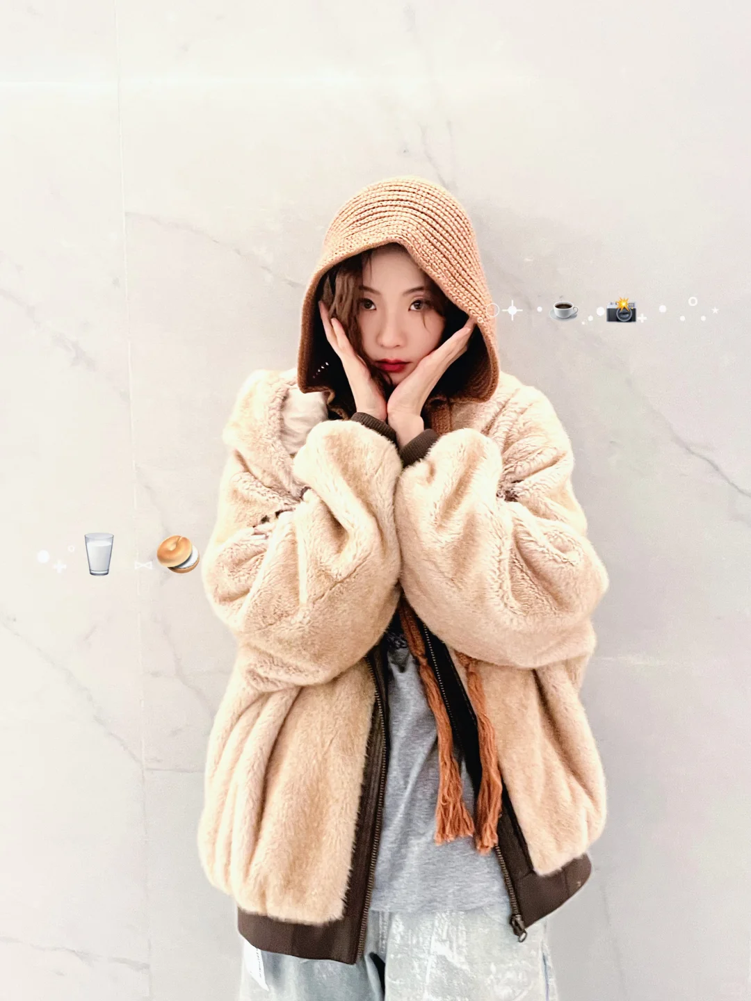 给冬天来点颜色瞧瞧🧡🤎🤍