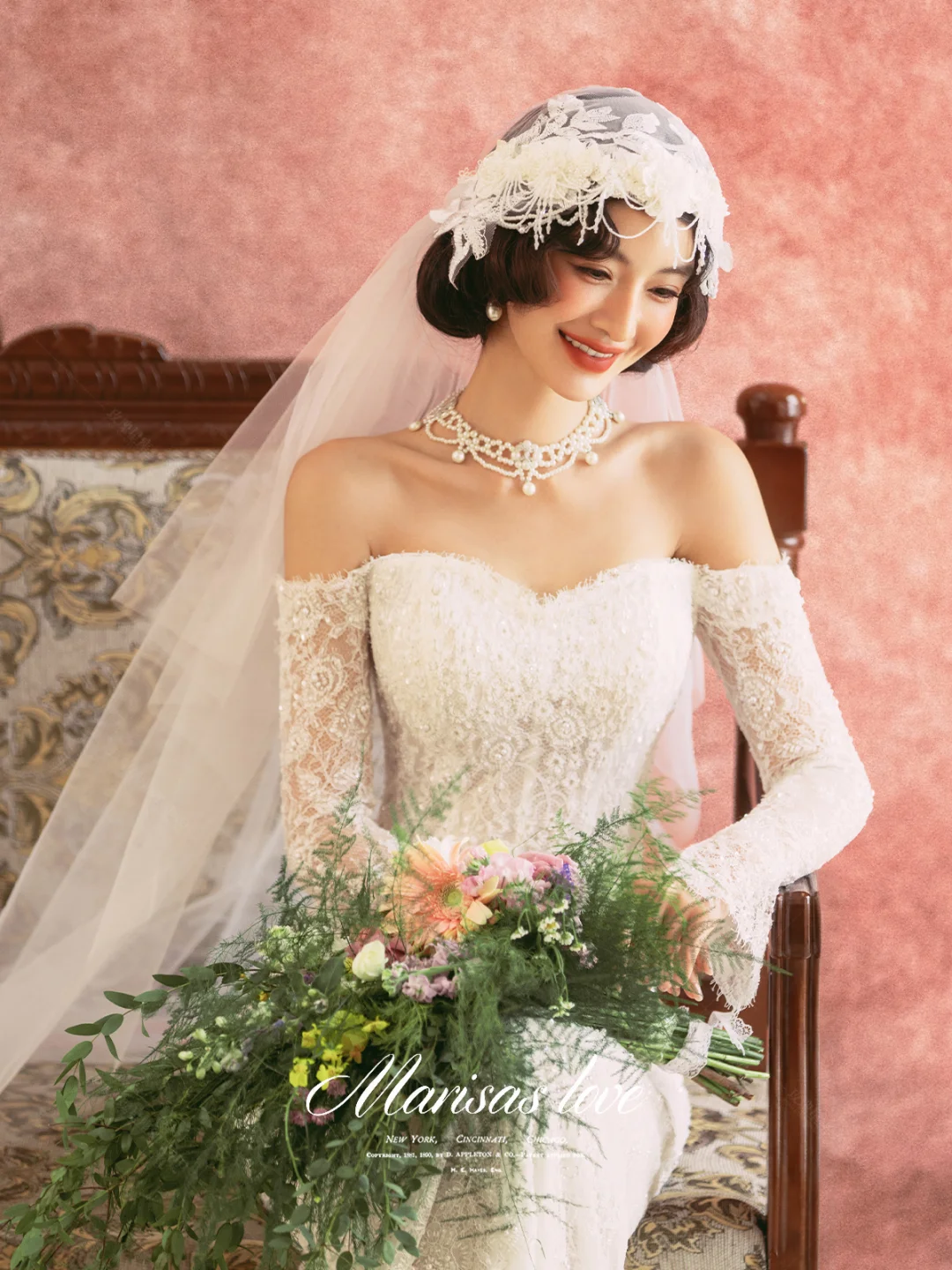不喜欢跟风‼拍了小众高级的复古胶片婚纱照