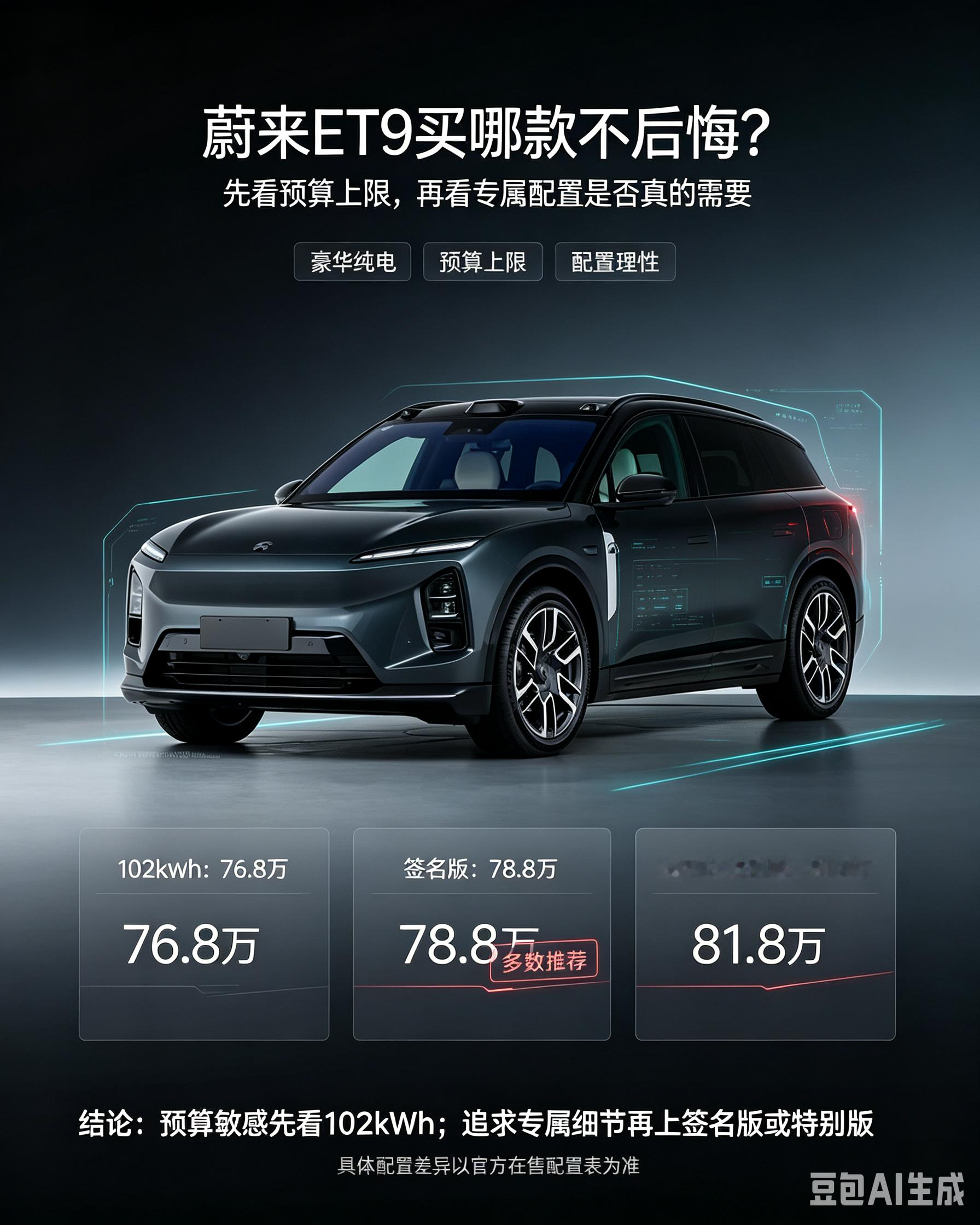蔚来ET9选购心得