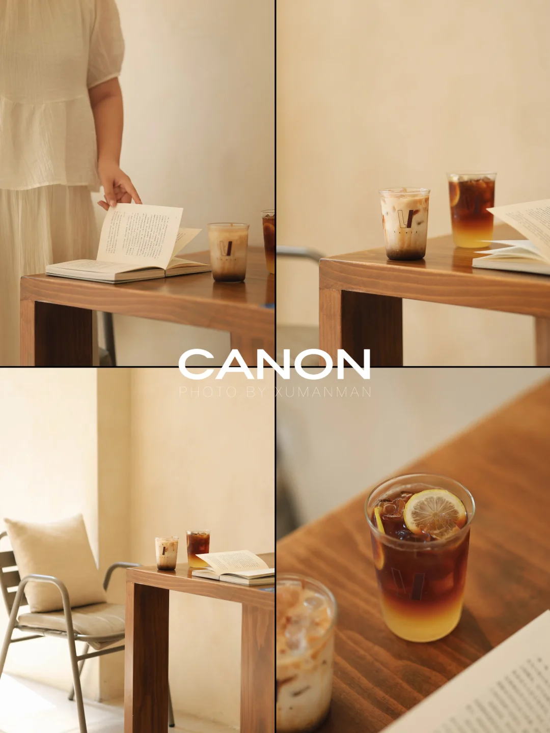 Canon📷｜“下午茶这样拍，特别有氛围感☕️”