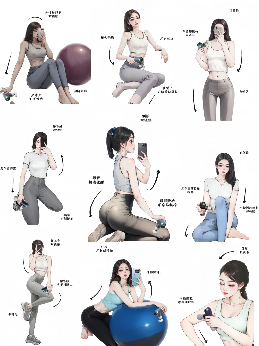 赞爆朋友圈的健身拍照教程｜你值得拥有💪