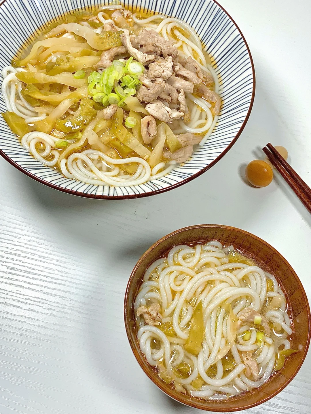 榨菜肉丝汤粉｜清汤粉yyds🥺喝一口汤都舒服