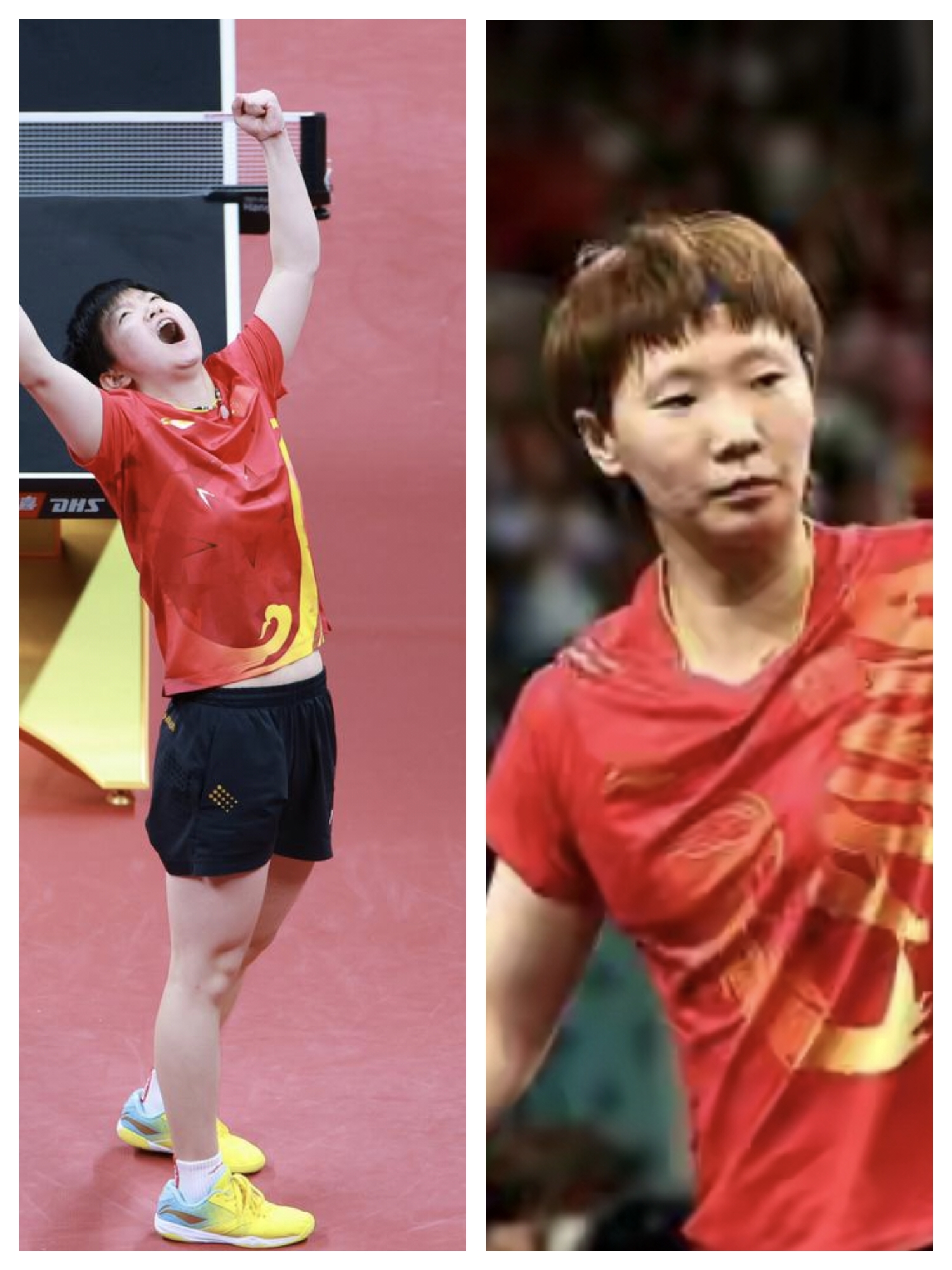孙颖莎和王曼昱无论谁是世界第一不重要，毕竟那是根据积分进行排名的，不代表真实实力就是世界第一。
这两个人打球风格，我更喜欢孙颖莎的风格，给人以沉稳和霸气，在关键时刻能挺得住。反观，王曼昱打球风格有点偏软，霸气不够，在比赛中比较容易翻车。
比如在2026伦敦世乒赛女团决赛，王曼昱输给张本美和，幸亏有孙
