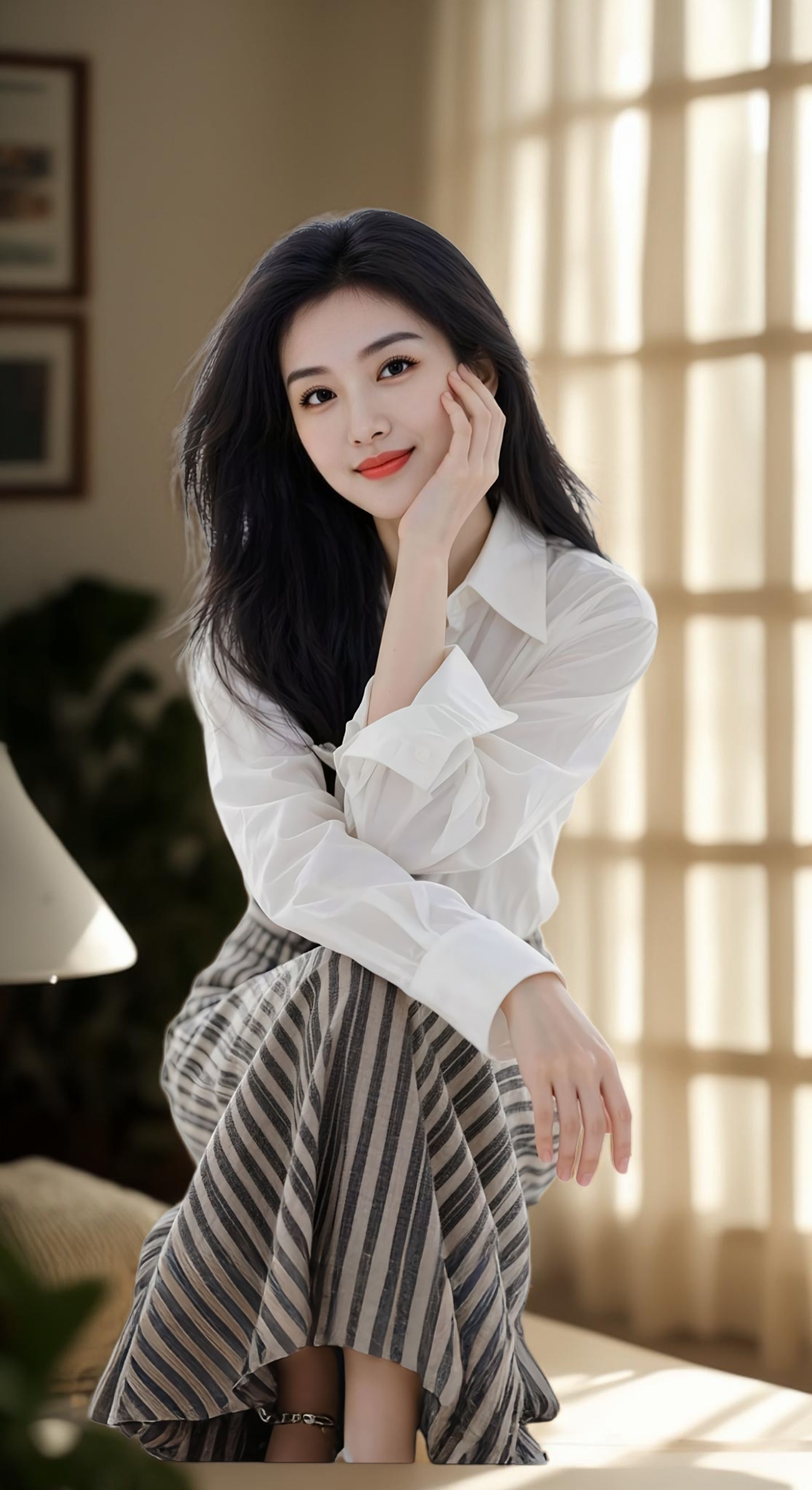 <p>优雅气质 好身材好气质 心动的感觉 女神范 少女写真 <!--{...