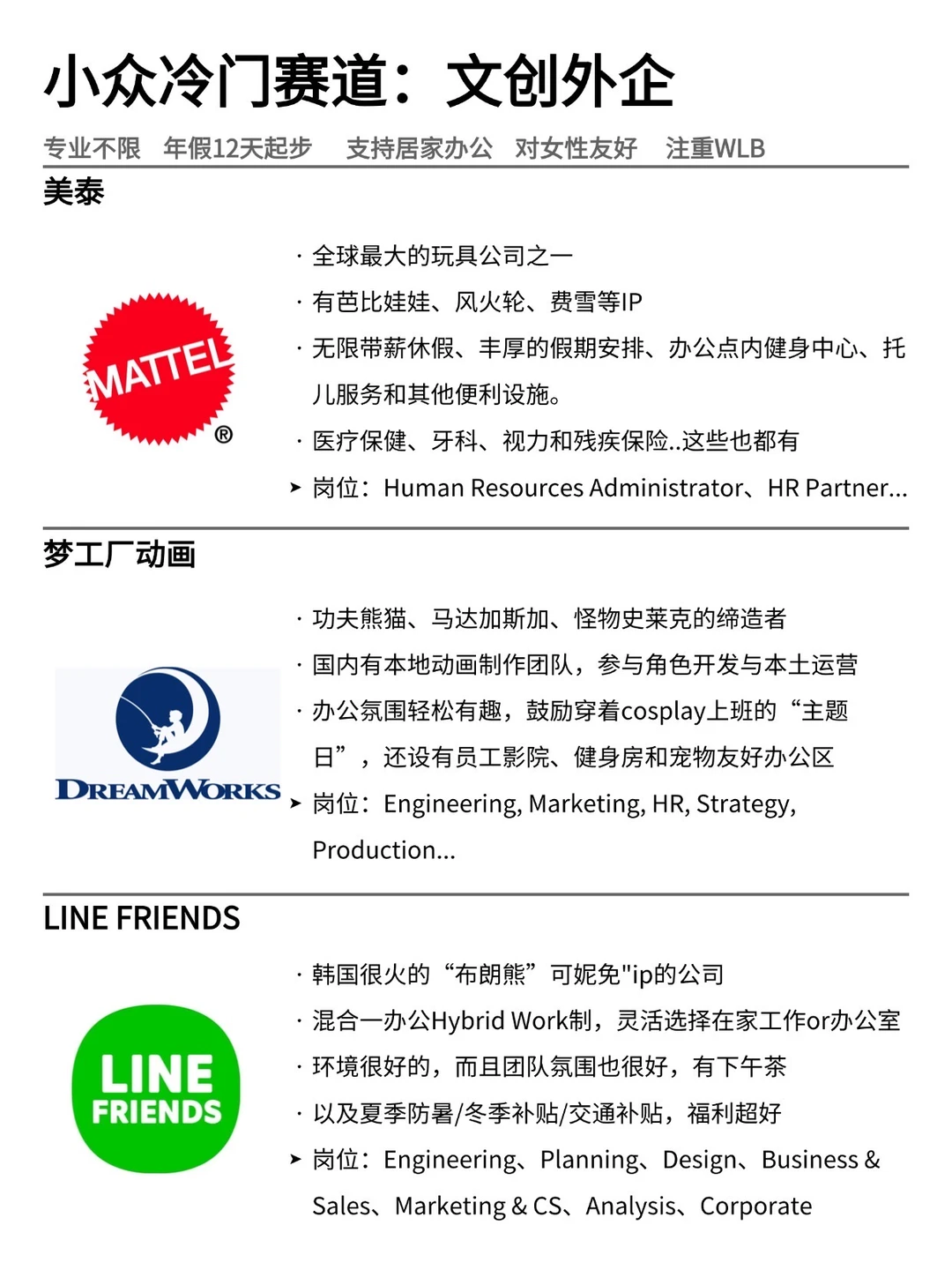 小众冷门赛道：文创外企