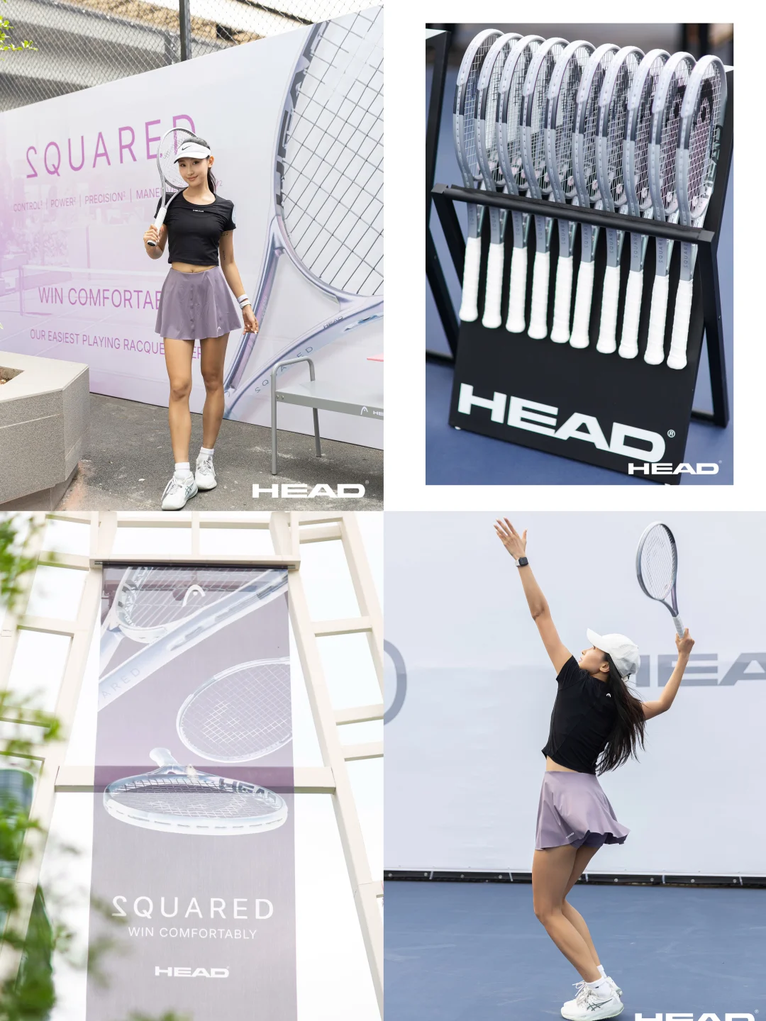 👭和大家一起体验💜HEAD Squared！Nice！