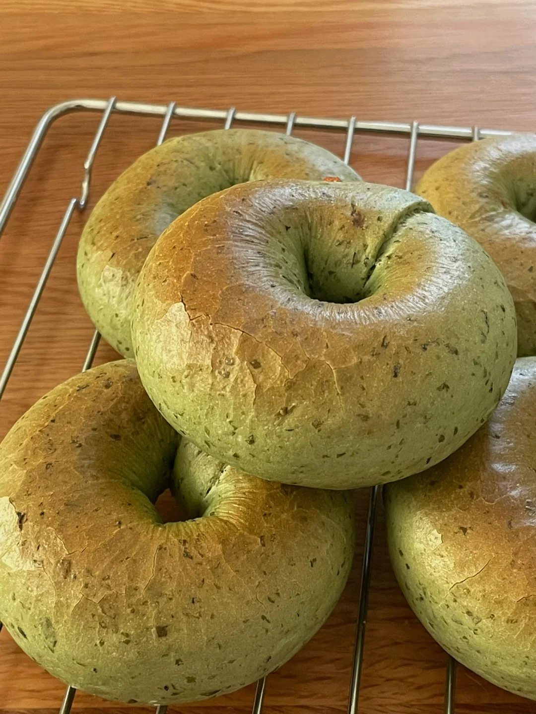 海苔肉松贝果🥯咸香风味太绝了❗️美腻钻石纹