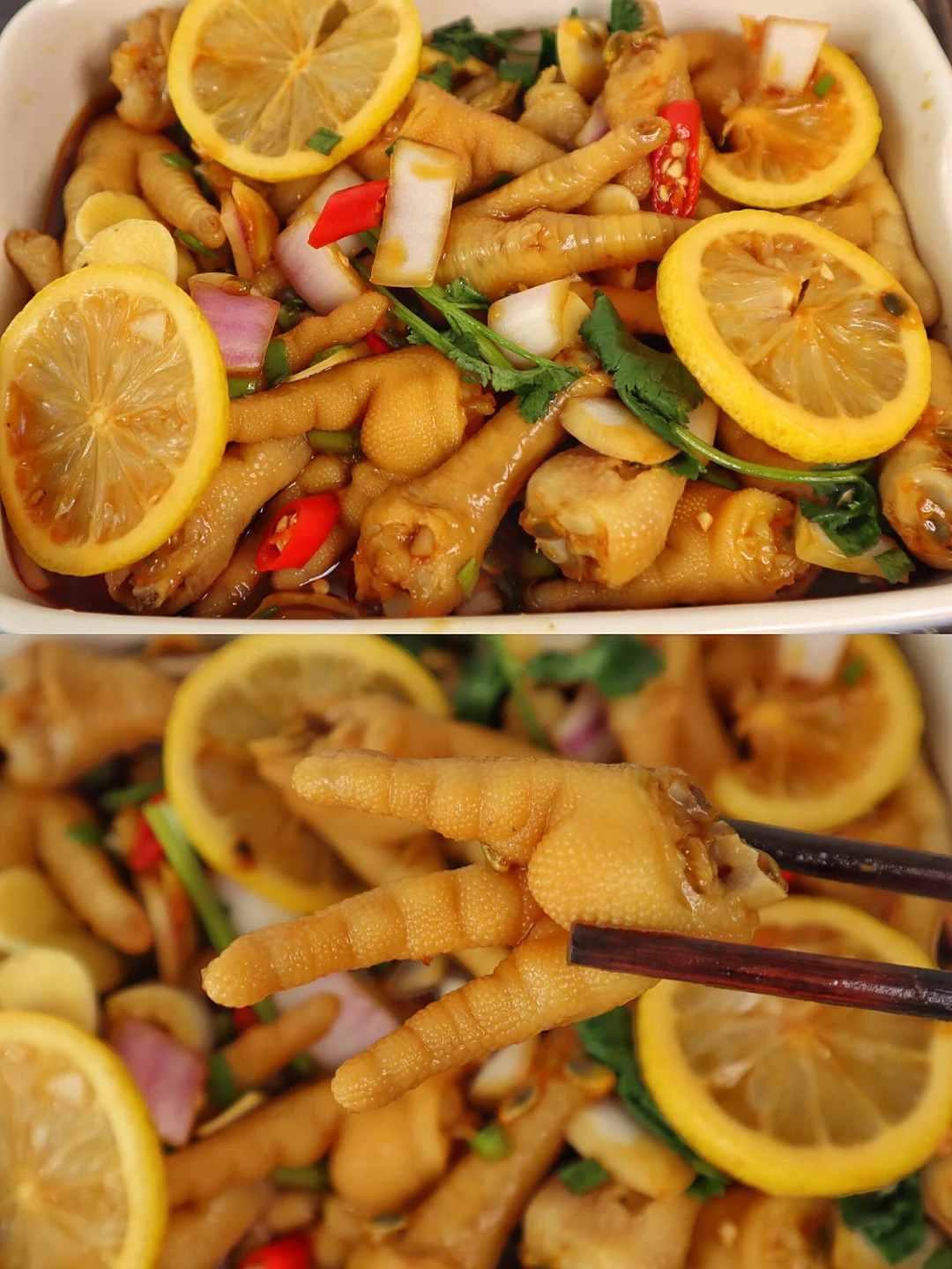 越吃越上瘾的柠檬酸辣鸡爪‼️追剧必备小零食