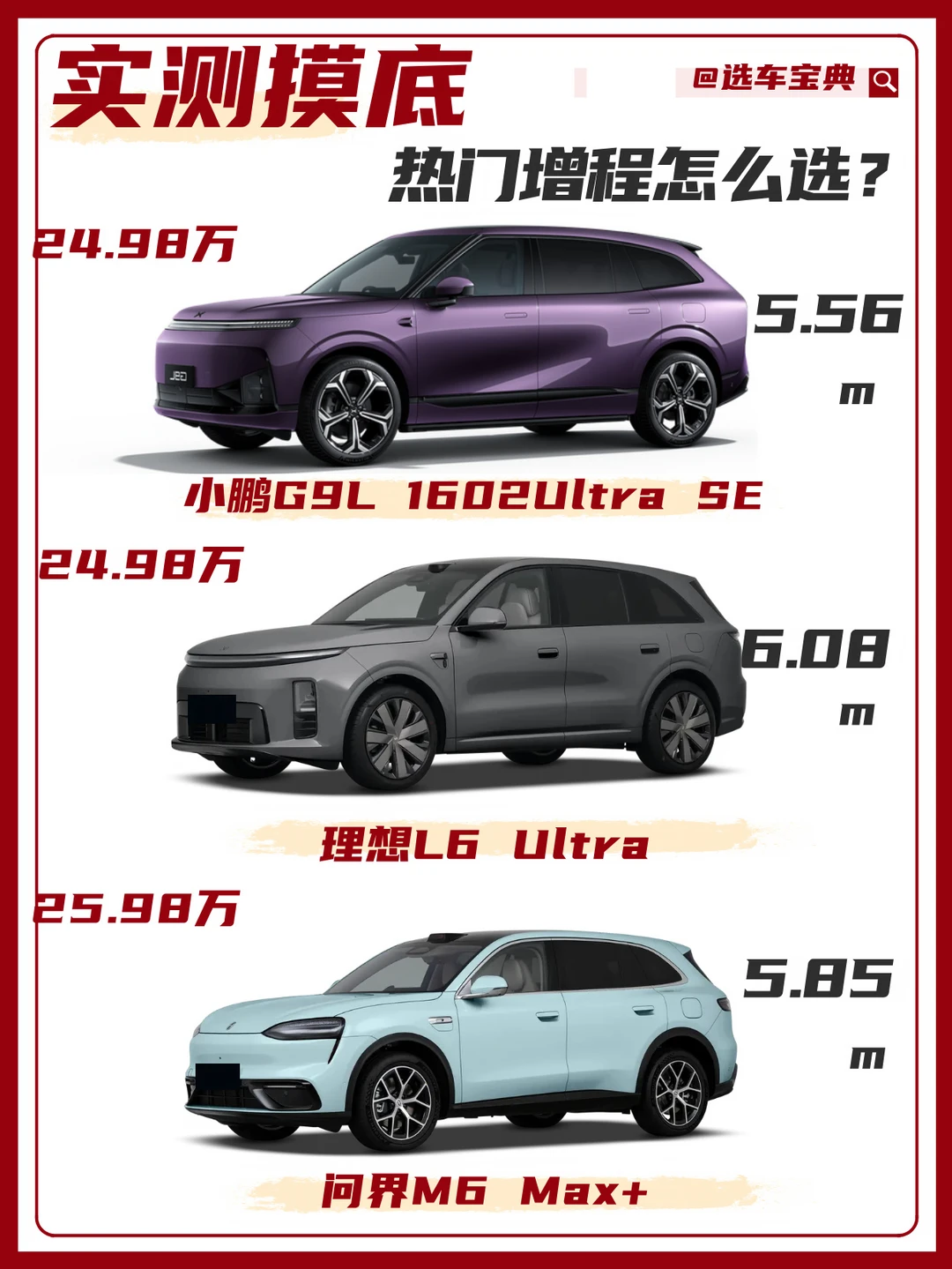 ✨增程怎么选❓