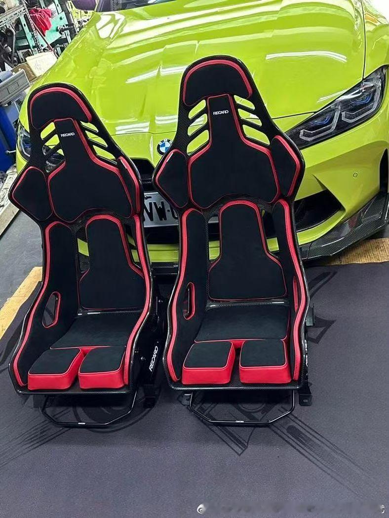宝马G82 M4 升级 RECARO Podium座椅 #改装##改装车##汽车改装##汽车改装资讯# ​