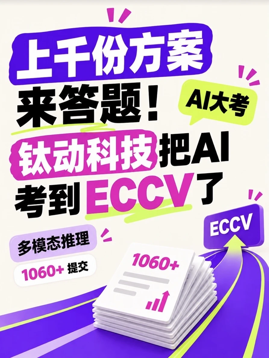 上千份方案来答题！钛动科技把AI考到ECCV了