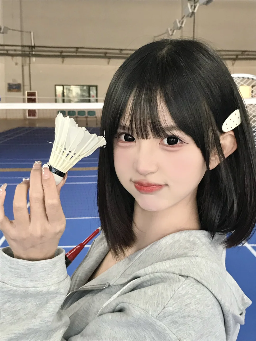 在场馆半小时 羽毛球微伤🏸