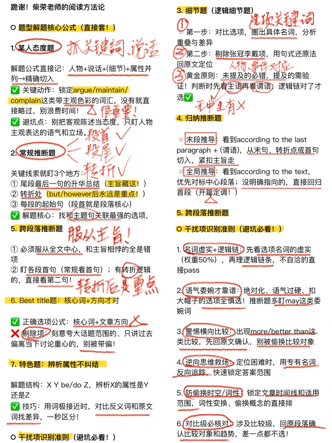 跪谢！柴荣老师阅读方法论太顶了……