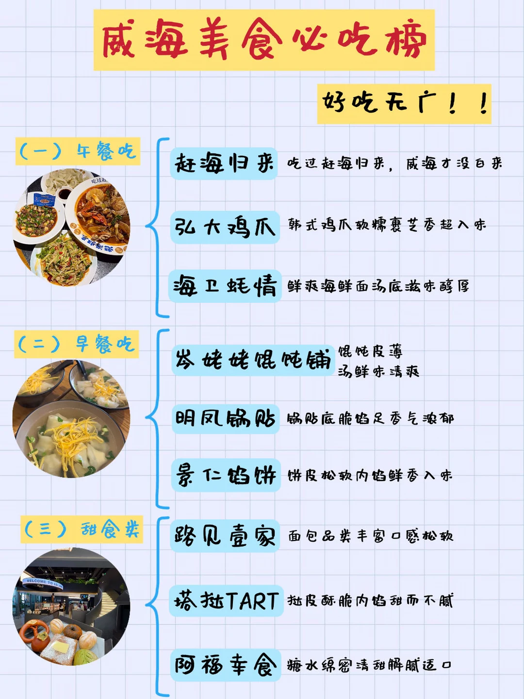 威海美食逛吃清单✨   ( 附list 总结版)