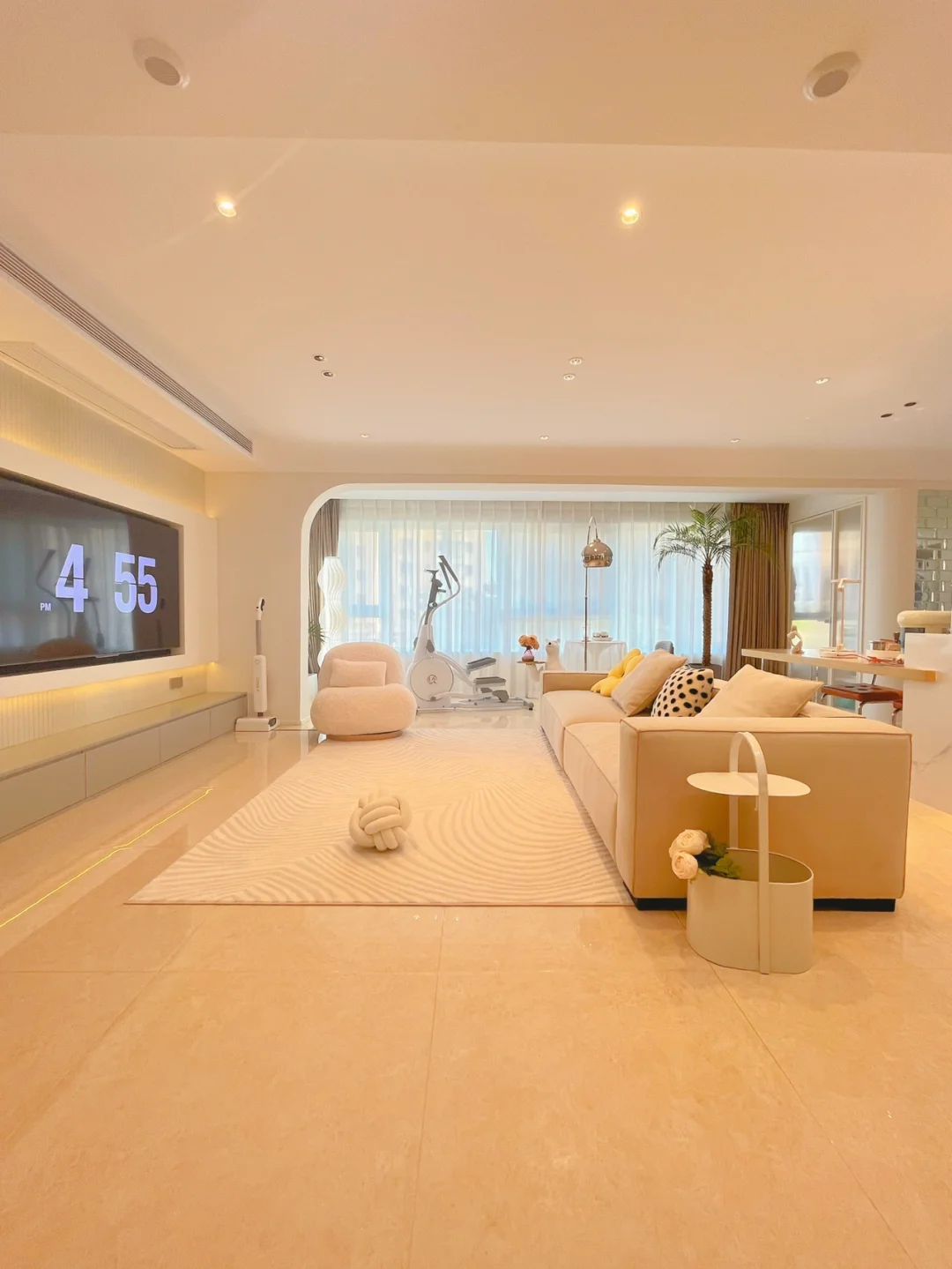 这不是大平层，是我套内120平的小家啊！