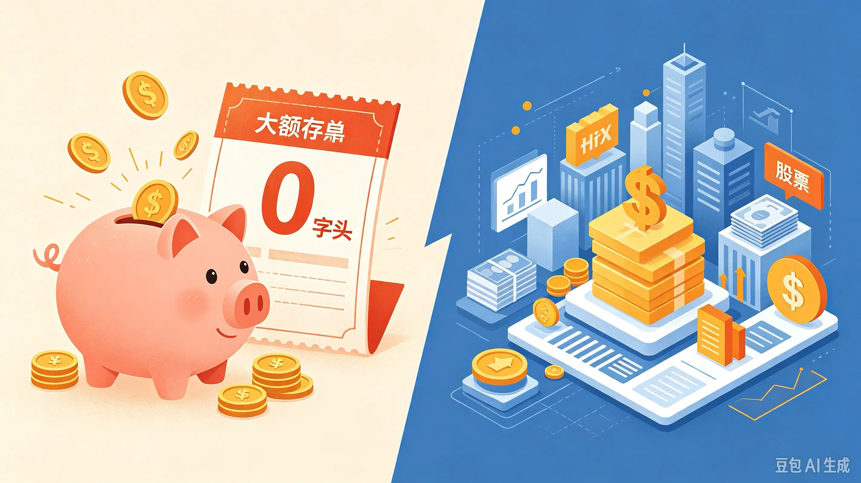 【大额存单彻底“0字头”了！20万存3个月，利息只有450块！】

大额存单的利率信仰，正在加速崩塌。

工商银行、中国银行等大行在售的3个月期大额存单，年利率已统一锚定在0.75%至0.9%之间。20万起存，持有3个月，利息只有450元。存了个寂寞。

更扎心的是——大额存单的利率优势正在全面消失