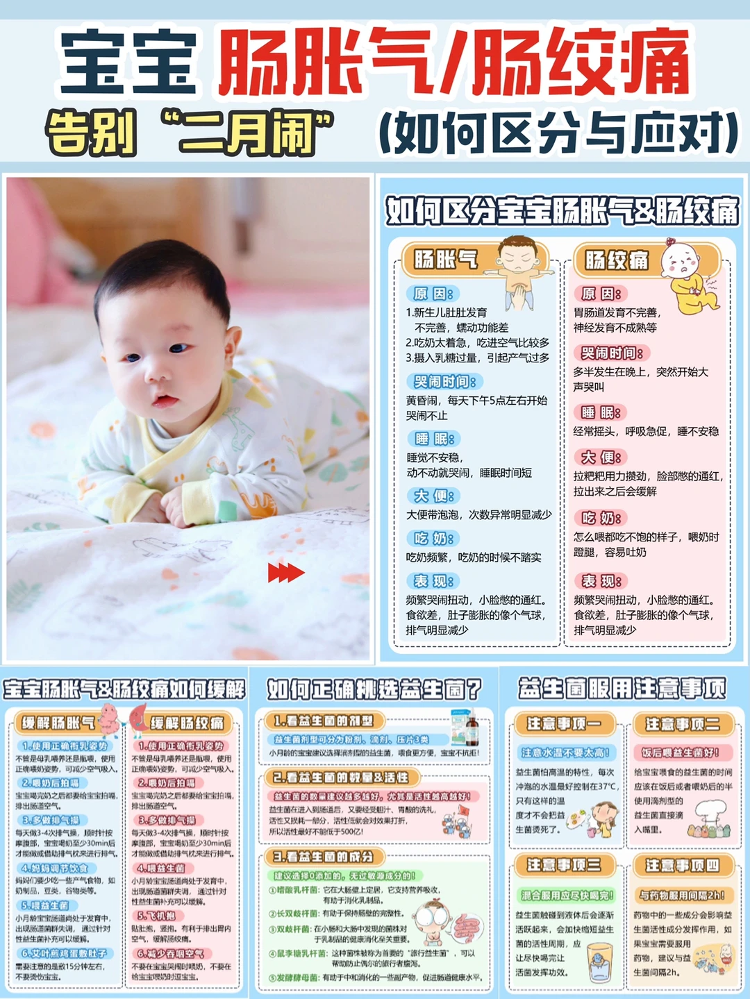 肠胀气和肠绞痛怎么分辨护理？看一篇就够了！