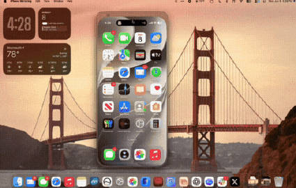 【苹果 macOS 27 改进 iPhone 镜像体验：可自由拉伸窗口...
