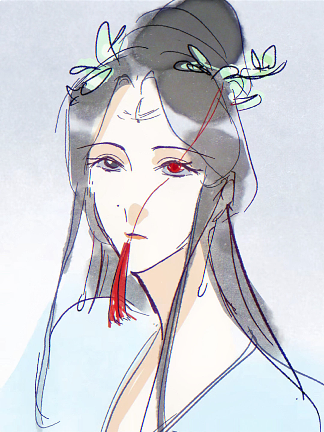 #张俪[超话]# 滴不完相思血泪呀 血泪抛红豆。#张俪错世录##张俪错世录# ​