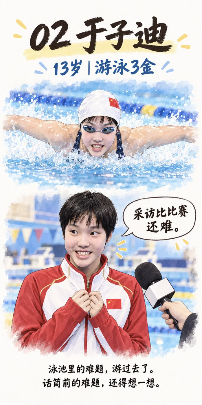 #无体育不青春#“老师，我请个假，去亚运会拿块金牌就回！”这不是段子，是亚运赛场上中国小将的真实故事。赛场是成长的课堂，金牌是拼搏的答卷。少年们带着热爱勇敢出发，闪闪发光。戳图↓和小中一起为亚运少年喝彩！#青春扬帆新时代#（河南省教育厅） ​