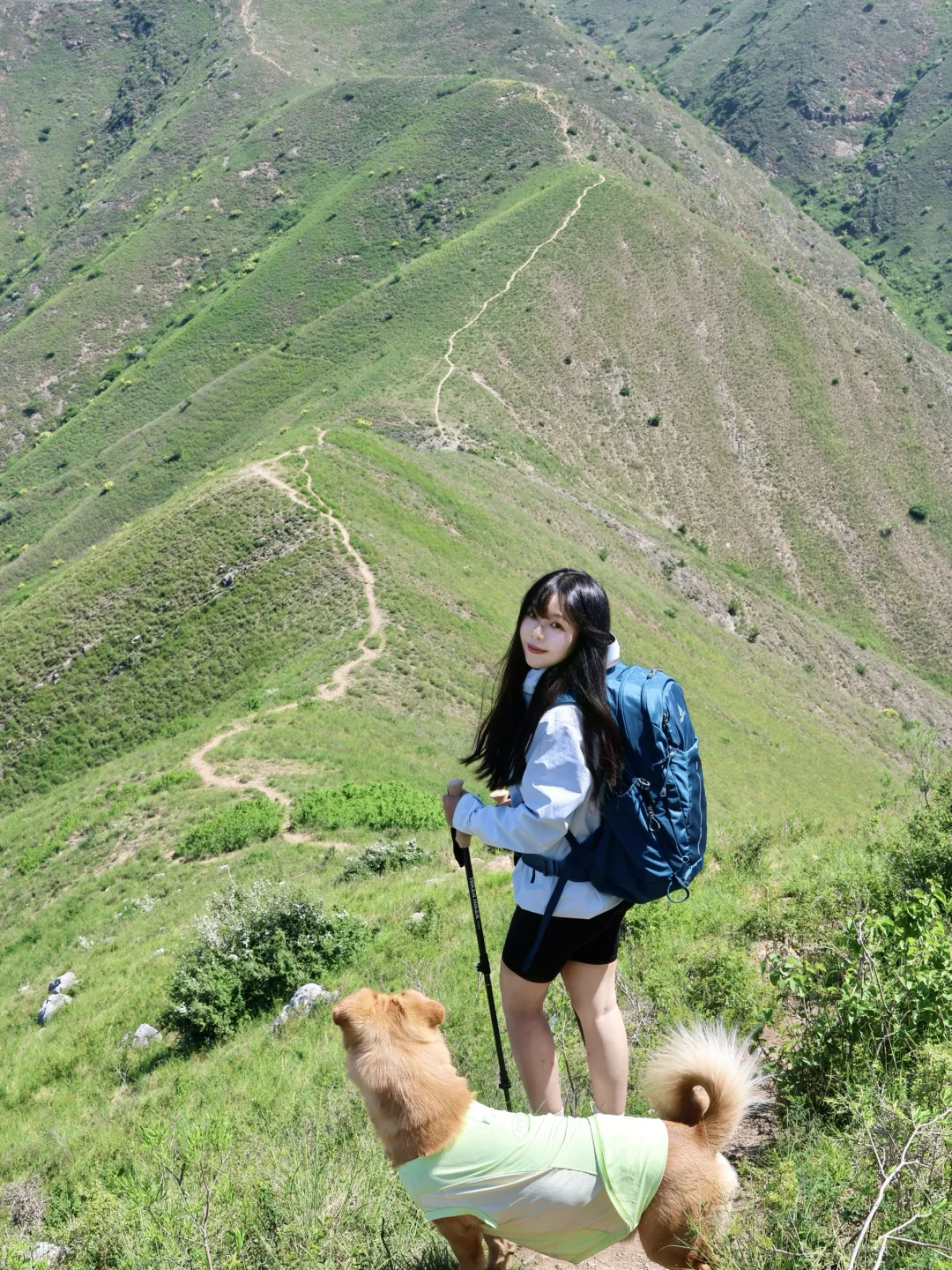 30分钟登顶“陕西版武功山”！满眼都是绿色🍃