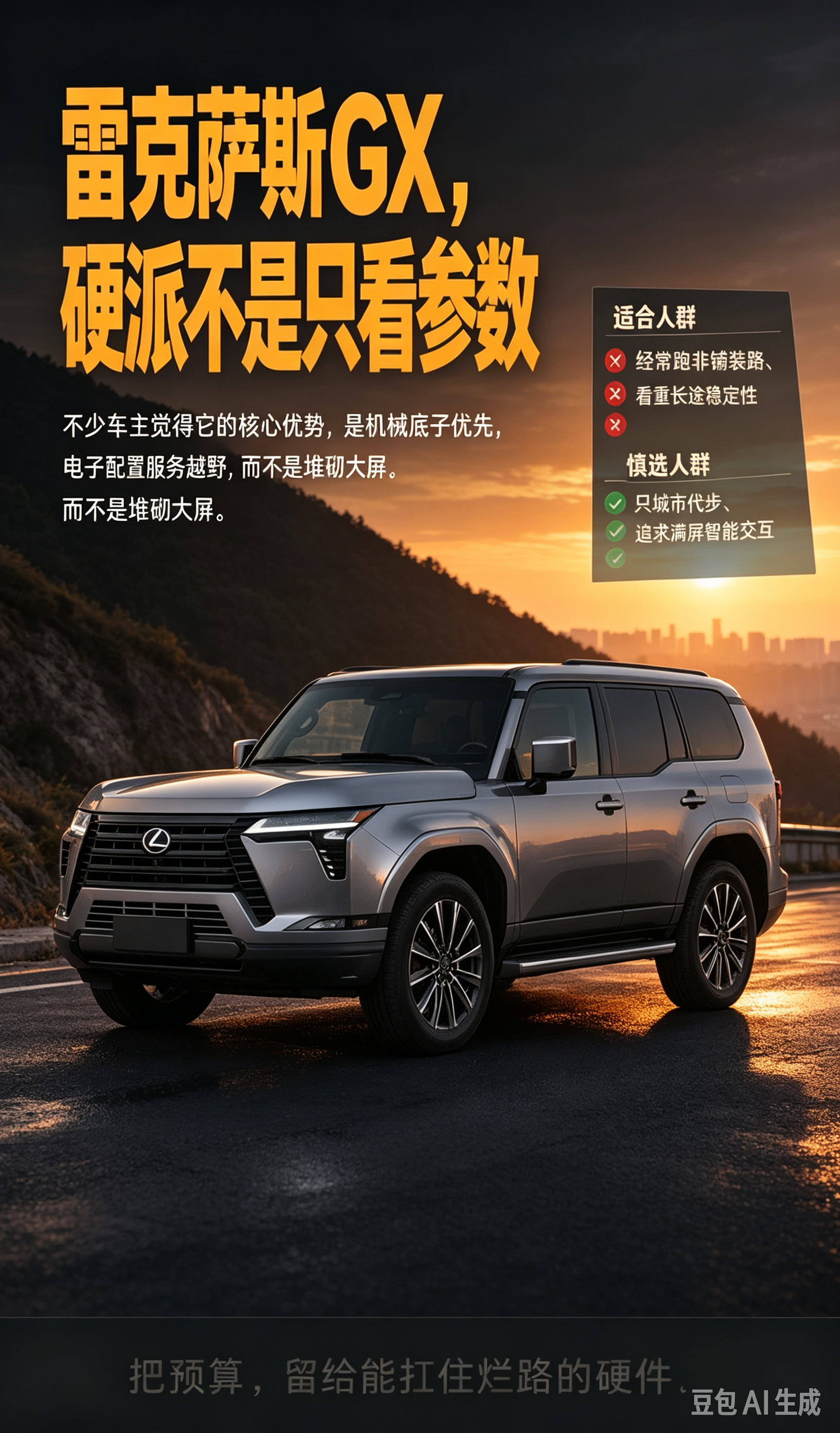 雷克萨斯GX硬派不只是看参数
