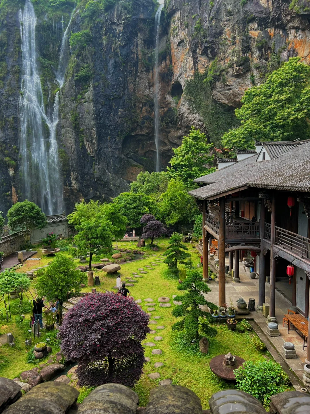 乐清｜散水阁一家和汉服很搭的民宿