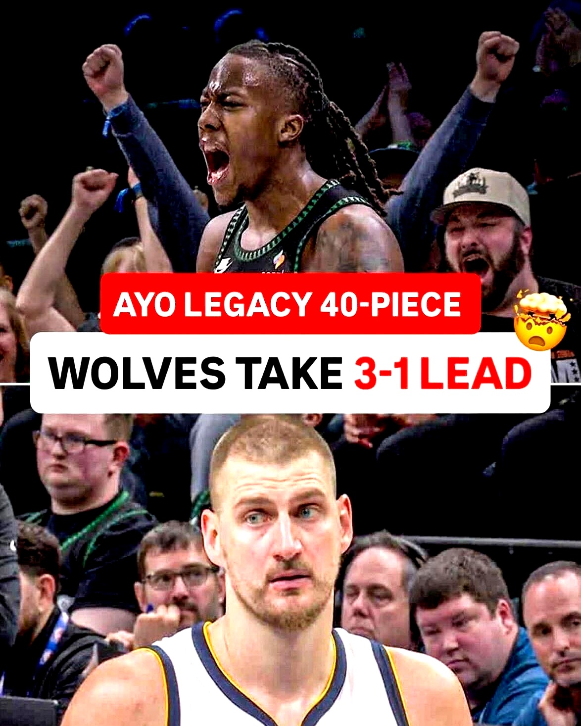 两大主力伤退，森林狼反而把掘金打急了。    开场迪温琴佐跟腱撕裂，爱...