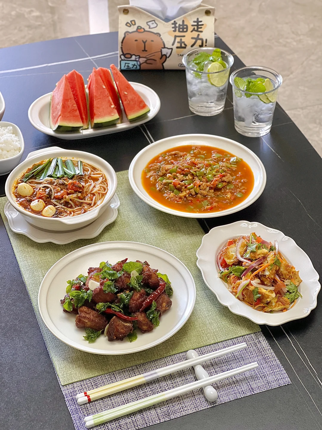 餐桌上的云南风味