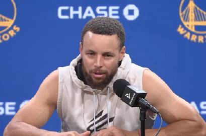 勇士球星库里今日参加新闻发布会时，谈到了自己缺席期间的感受。<br ...