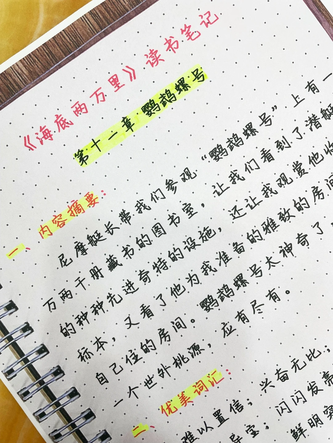 《海底两万里》读书笔记，第十一章