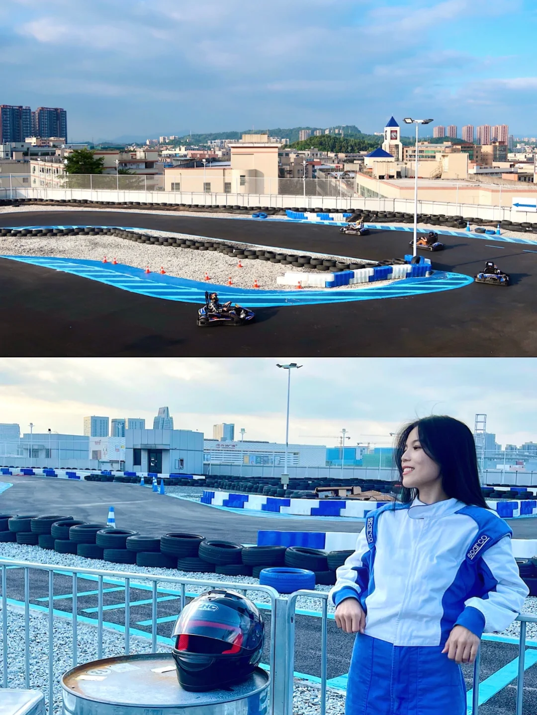 深圳开在顶楼上的卡丁车馆🔥解压好玩又好拍