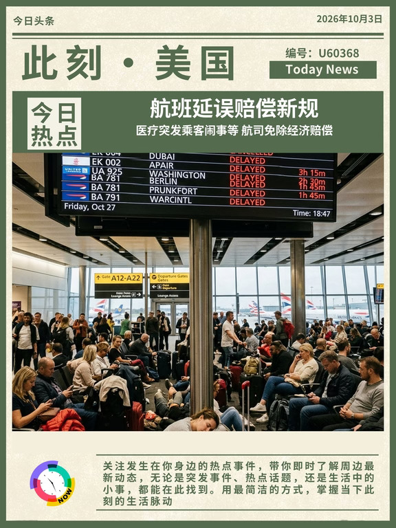 🛑航班赔偿新规！医疗突发乘客闹事免赔