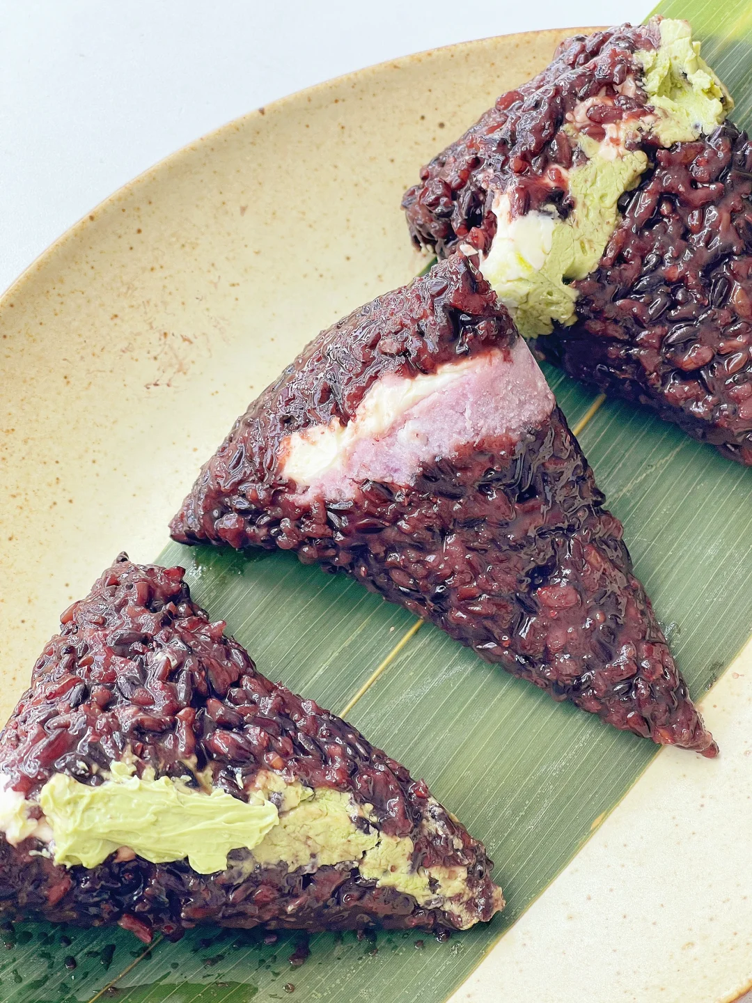 芋泥控一定不能错过❗️自制芋泥奶酪粽子