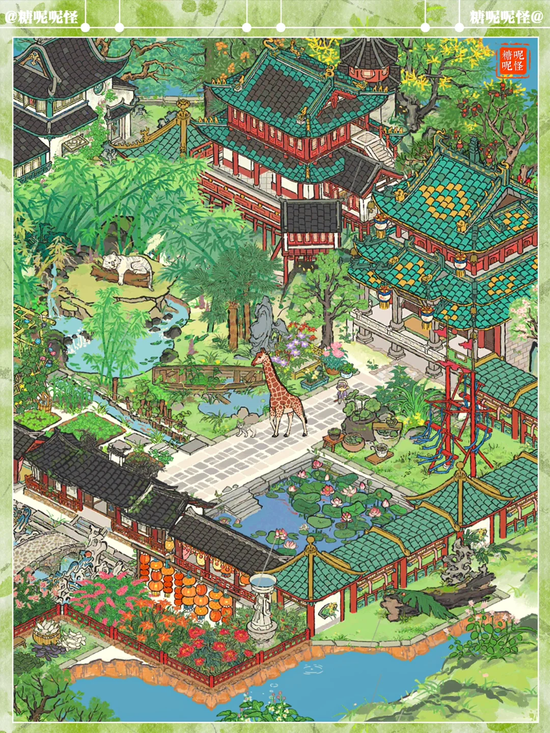 白虎晨鸣返场了，给银渐层造一个大大的园子