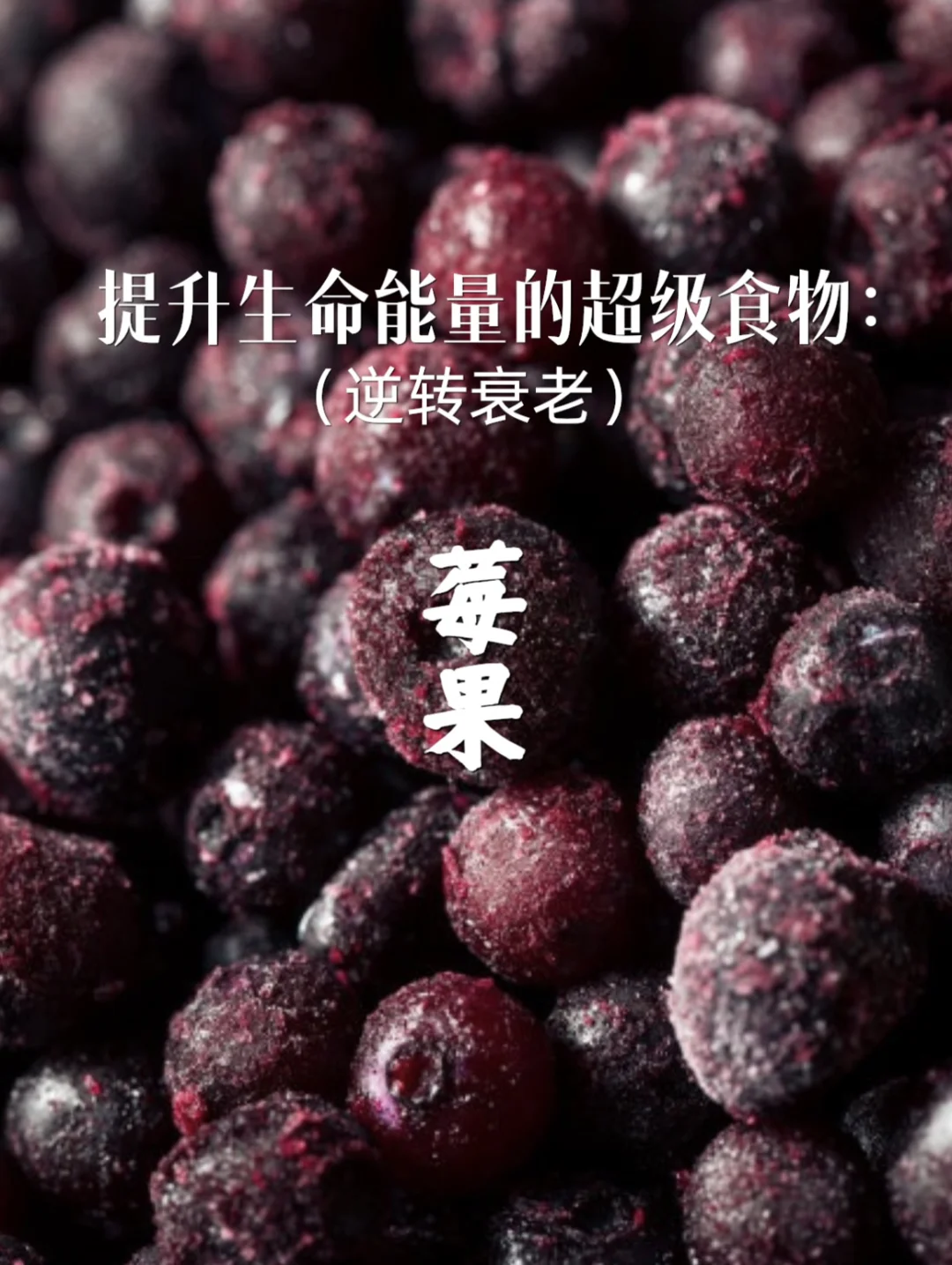 宇宙疗愈食物之：莓果（逆转衰老）